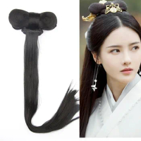 60cm fairy hair accessories shaped headdress han dynasty hair piece antique movie Tv play halloween party dress up