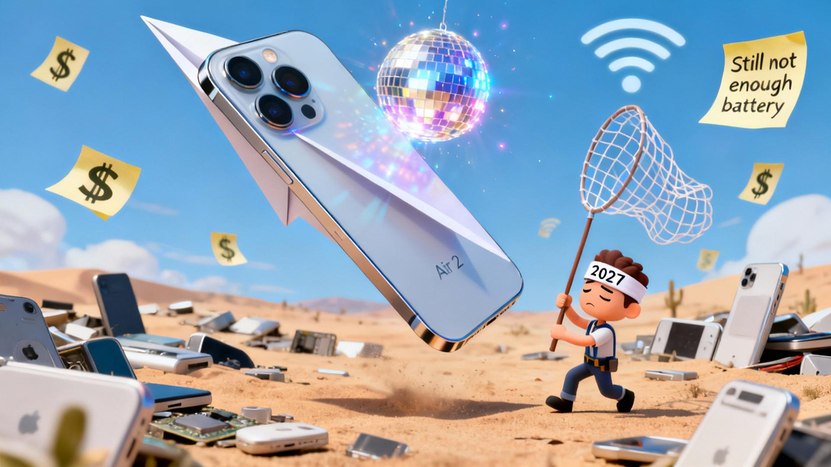 iPhone Air 2、2027年発売へ 2nmチップと超広角カメラ搭載か — BigGo