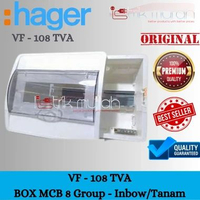 Hager VF108TVA VF108 TVA Box MCB 8G 8 Group IB Inbow Tanam Transparant