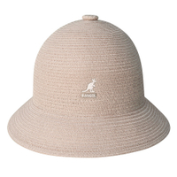 KANGOL-BRAID 編織鐘型帽-米色