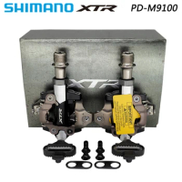 SHIMANO XTR SPD PD-M9100 Pedal for Mountain Bike Dual Sided for Cross Country Ride &amp; Race Cyclo-cross Pedal MTB Bicycle Parts
