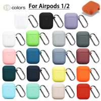 Case For Airpods 1/2 silicone Protective Case Bluetooth Wireless Earphon Cover For Air pods 2 / Apple Airpods2 case