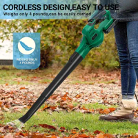 20V Cordless Leaf Blower with Battery and Charger Leaf Blower Battery Operated Rechargeable Electric Handheld Leaf Blower