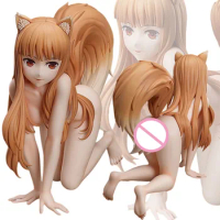 19CM NSFW FREEing B-STYLE Spice and Wolf Holo 1/4 Sexy Fox Girl PVC Action Figure Adult Collection Model Toy hentai doll Gifts
