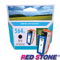 RED STONE for HP CB321WA/NO.564XL環保墨水匣(黑色)高容量