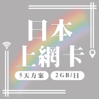 【World King】日本上網卡-5天吃到飽_台灣同志諮詢熱線公益聯名款(2G/天 高速流量)