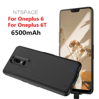 Powerbank Case For Oneplus 6T External Battery Cases 6500mAh Portable Charger Power Bank Charging Cover For Oneplus 6 Power Case
