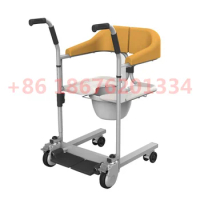 Hot Sell Lifting Transfer Wheelchair Of Elderly Disabled Nursing Toilet Commode Chair Multi-purpose Design