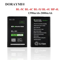 DORAYMI-Battery for Nokia 6100,6300,6260,1112,1208,1600,2610,N70, BL4C, BL5C, BL4U, BL-5J, BP-4L, BL-5C, Batteries for Nokia