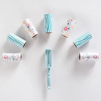 Household Sticky Paper Sticky Hair Can Be Peeled Sticky Hair Straight Clothes Roll Dusting Brush Felt Dilute 600 tear