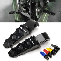 Logo XMAX Latest For YAMAHA XMAX 125 250 300 400 Accessories Motorcycle Rear Passenger Footrest Foot Rest Pegs anti-slip pedals