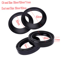 50x63x11 50 63 11 Motorcycle Front Fork Oil Seal &amp; Dust Seal For BENELLI TRK502 BN600 GT BN601 RS900 TNT1130 R TNT CAFE Absorber