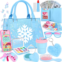 Little Girls Purse Frozen Toys for Girls Gifts Toddler Purse Pretend Makeup Play Purse For Little Gi