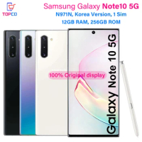 Samsung Galaxy Note10 5G N971N 256GB ROM Note 10 Exynos 9825 Octa Core 6.3" 16MP&amp;12MP 12GB RAM NFC Original Unlocked Cell Phone