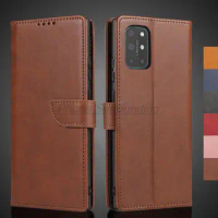 Wallet Flip Cover Leather Case for Oneplus 8T 1+8T / One plus 8T Pu Leather Protective Phone Bags Holster Capa Fundas Coque