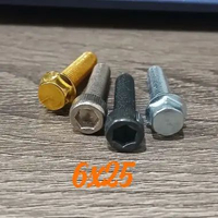 Baut Blok Mesin 6x25 mm Kunci 8 M6 Kunci L5 Kunci 8