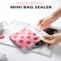 Mini Heat Sealer Machine for Food Saver Storage Heat Bag Sealer Plastic Bag Sealer Snack Fresh Handheld Kitchen Storage Bag Clip