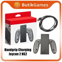 Charging Charger Grip Hand Grip HandGrip Joy Con JoyCon Nintendo Switch 2 NS2 + Kabel Type C
