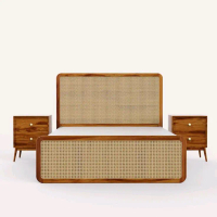 Dipan Tempat Tidur Minimalis Model Minimalis Rotan Kayu Jati Perhutani