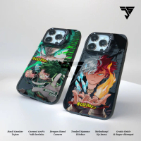 Casing Softcase Macaron Stand Ring Kamera Premium Untuk Semua Tipe Handphone - BOKU NO HERO BAKUGO