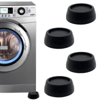 Washing Machine Anti-Vibration Pads 4-Pieces Anti Vibration And Noise Rubber Foot Pads for Washer and Dryer Fit All Machines