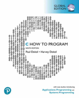 C HOW TO PROGRAM: WITH CASE STUDIES IN APPLICATIONS AND SYSTEMS PROGRAMMING 9/e DEITEL 2022 Pearson