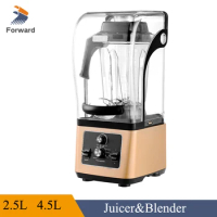 High Quality Knife Set Large Capacity Commercial Silent Juicer Blender Mixer Ice Smoothies Bean Coffee Maker Kitchen Appliance
