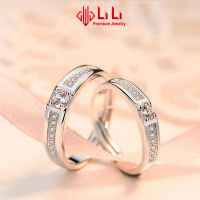 Nhẫn bạc cặp đôi LiLi S925 đính đá CZ cao cấp Infinity Love LILI_524371