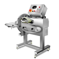 XZQP-120 new commercial cooked meat slicer fast and efficient cooked meat slicer pork mutton beef slicer 380V 1.5kw