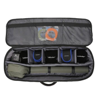 Fly Fishing Rod and Reel Travel Case Gear Bag Hold up to 4 Fishing Rods