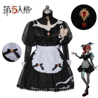 Game Identity V Priestess Cosplay Costume Crimson Cosplay Rosa Redheaded Witch Halloween Carnival Party