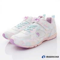 日本月星Moonstar機能童鞋甜心女孩競速系列LV11521白(中大童)