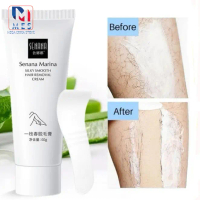 (FREE SPATULA) SENANA HAIR REMOVAL CREAM PENGHILANG BULU PERONTOK BULU DEPILATORY CREAM SENANA MARIN
