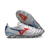 Sepatu Sepakbola Mizuno Morelia 4 Neo Silver Gradient FG