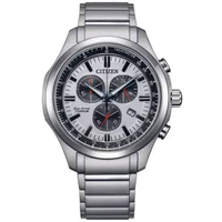 Original 100%!! Jam Tangan Pria CITIZEN Eco-Drive Pria CTZ AT2530-85A Chronograph Titanium Garansi 1