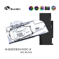 Bykski Water Block Use For Colorful RTX3080 / 3090 Vulcan GPU Card/ Full Cover for Neptune VGA Copper Block Cooler/A-RGB RURA