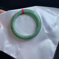 緬甸手鐲滿豆綠翡翠手鐲種水老顏色靚麗色彩均勻優雅價效比超高