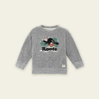 【Roots】Roots 小童-冬日海狸系列 圓領上衣(灰色)