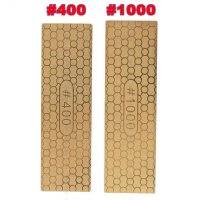 หินลับน้ำหนักเบา สีทอง รุ่น Grit 400# และ 1000# ไทเทเนียมไดมอนด์ (Ti-Diamond)