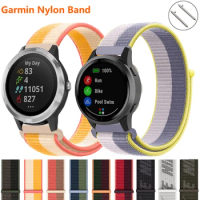 20mm 22mm Nylon Band for Garmin vivoactive 3 Watch Strap Venu 2 2s SQ Forerunner 645 Wristband Bracelet Garmin Vivoactive 4 Band