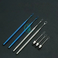 Microophthalmic Lens Wire Ring Stainless Steel Handle Type Flush Type With Hole Coiler Chicken Core Type 3*8 5*7mm