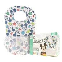 ✨現貨✨日本🇯🇵2024新版 Costco Bibsters 拋棄式圍兜 輕便易攜 米奇/米妮/小熊維尼 /小飛象60入