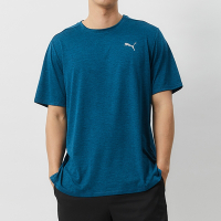 Puma 男款 藍色 歐規 慢跑系列Fav麻花 T恤 休閒 慢跑 健身 運動 排汗 透氣 短袖 52315121