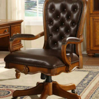 Simplicity Design Office Chair Leather Commerce Vanity Work Gaming Chair Boss Executive Sillas De Oficina Office Furniture LVOC