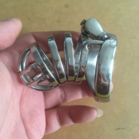 Stainless Steel Male Chastity Device,Cock Cage,Penis Lock,Cock Ring,Chastity Belt S042