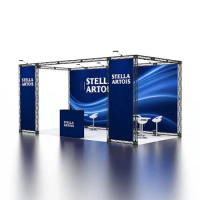 New Design Wholesale Tradeshow Display Durable Expo 10x20 Aluminium Truss Modular Portable 3x6 Trade Show Exhibition Booth
