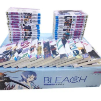 74 Books BLEACH Complete Set Japan Youth Teens Adult Cartoon Comic Anime Manga Book Chinese Learning Reading Story Book