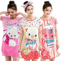 [ TOKO1234.]Baju Tidur Daster Spandek Korea Karakter Wanita Dewasa. NEW MOTIF!