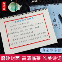 御寶閣瘦金體李清照詩詞字帖女生字體漂亮成人楷書硬筆書法臨摹字帖鋼筆練字帖