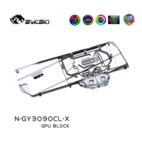 Bykski GPU Water Block Use for GALAX RTX 3090 24GB CLASSIC/GAINWARD RTX 3090 Blower BULK 24GB Video Card Cooled N-GY3090CL-X